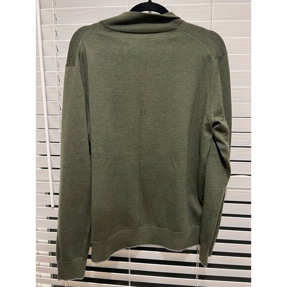 Untuckit Merino Wool 1/4 Zip Pullover - Size L - Picture 3 of 4